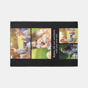 Add your own text and photos outdoor rug