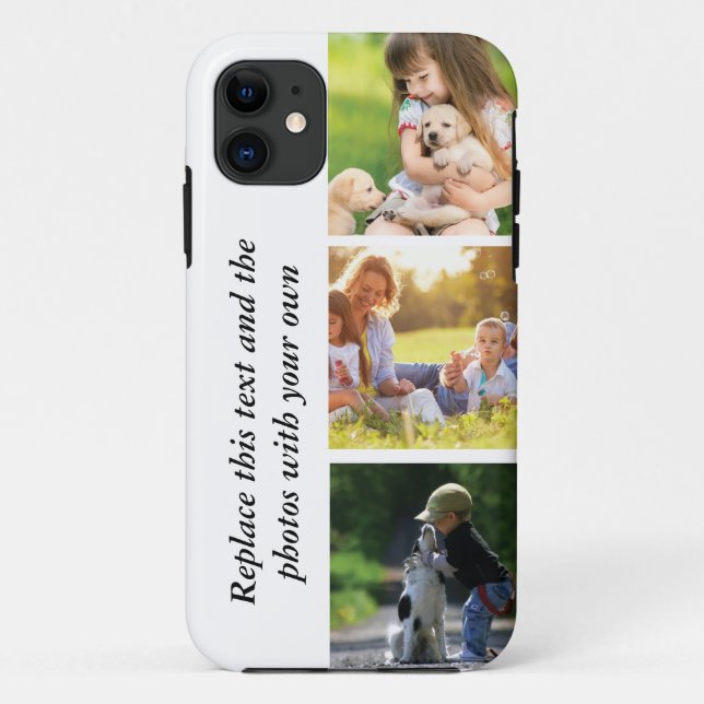 Add your own text and pics  Case-Mate iPhone case (Back)