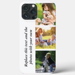 Add your own text and pics iPhone 13 pro max case