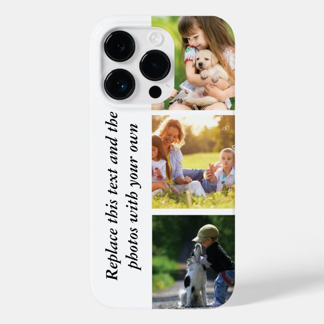 Add your own text and pics  Case-Mate iPhone case (Back)