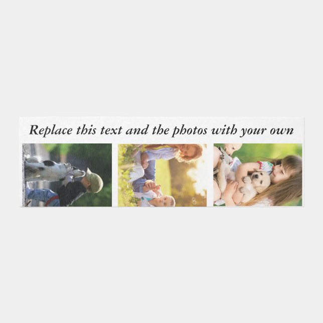 Add your own text and pics  outdoor rug (Front)