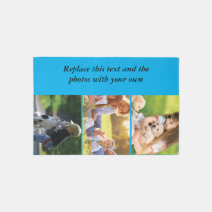 Add your own text and pics  rug