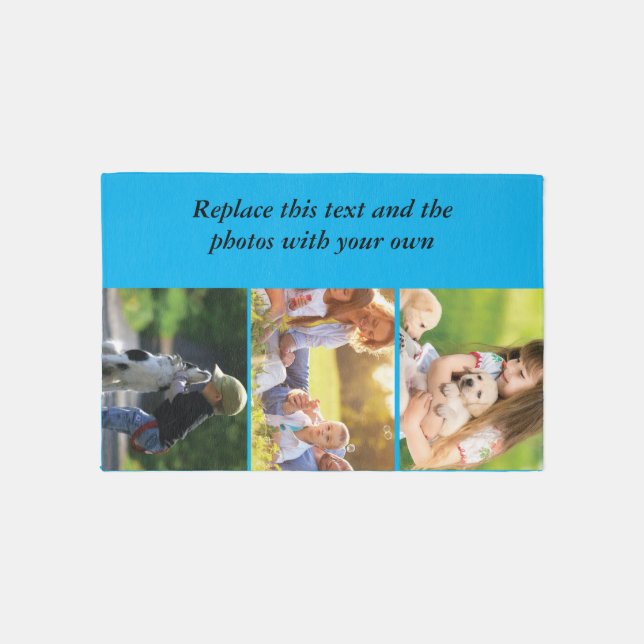 Add your own text and pics  rug (Front)