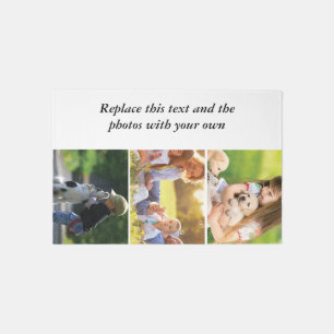 Add your own text and pics  rug