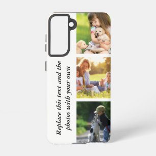 Add your own text and pics  samsung galaxy s21 case