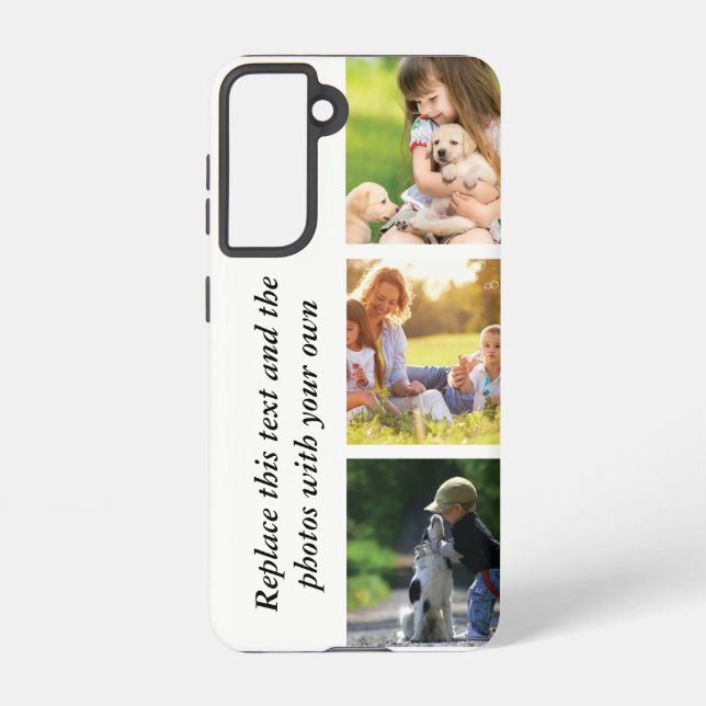 Add your own text and pics  samsung galaxy case (Back)