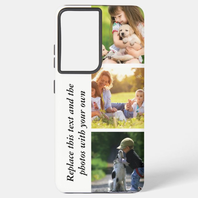 Add your own text and pics  samsung galaxy case (Back)