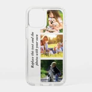 Add your own text and pics  speck iPhone 12 mini case