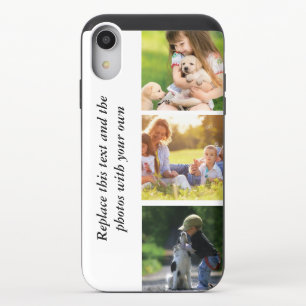 Add your own text and pics iPhone XR slider case