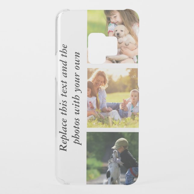 Add your own text and pics  uncommon samsung galaxy case (Back)