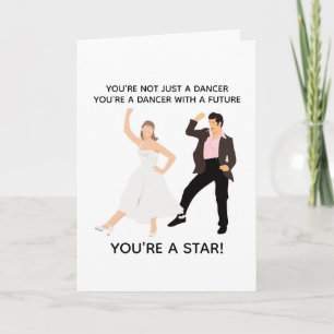 ADD YOUR OWN TEXT dancing birthday Card