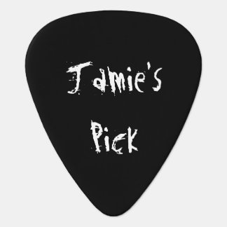 Add your own text guitar pick