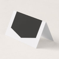 Add Your Own Text Light and Dark Grey Place Card