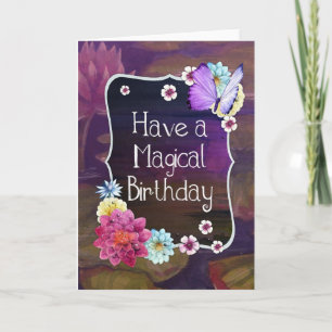 Add Your Own Text: Magical Birthday Card