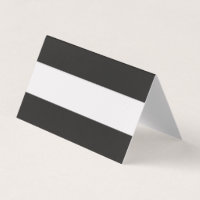 Add Your Own Text Modern Dark and Light Grey Place Card