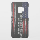Add your own text on grunge American flag Uncommon Samsung Galaxy S9 Case<br><div class="desc">Add your own text on grunge American flag</div>