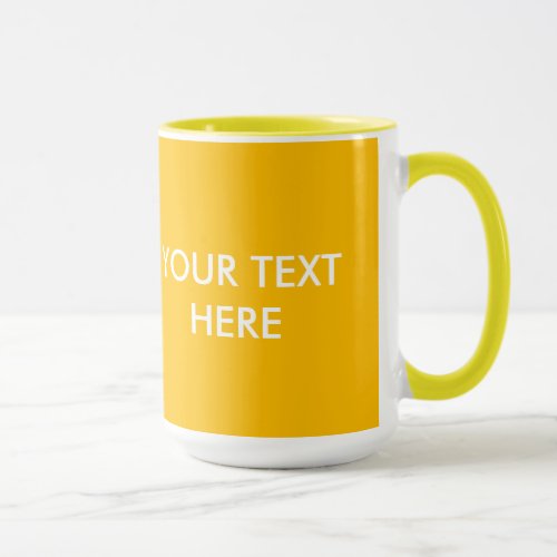 ADD YOUR OWN TEXT  PHOTO MUG