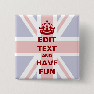 Add your own text! pinback button
