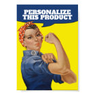 Add Your own Text Rosie the Riveter Personalized