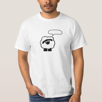 Add Your Own Text Sheep Shirt by SillySheep at Zazzle