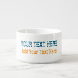 Add Your Own Text Slogan Minimalist Modern Plain Bowl