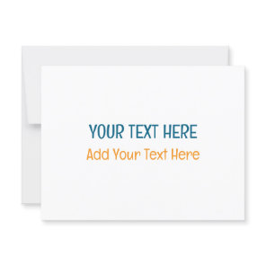 Add Your Own Text Slogan Minimalist Modern Plain Postcard