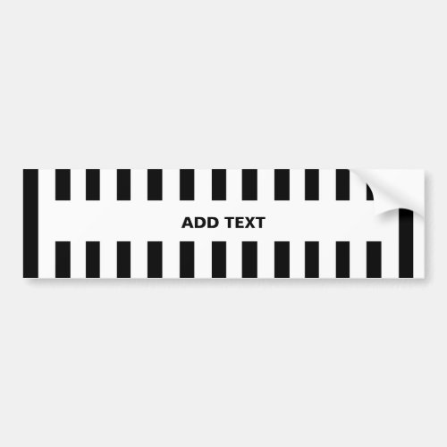 Add Your Own Text to Referee Bumper Sticker