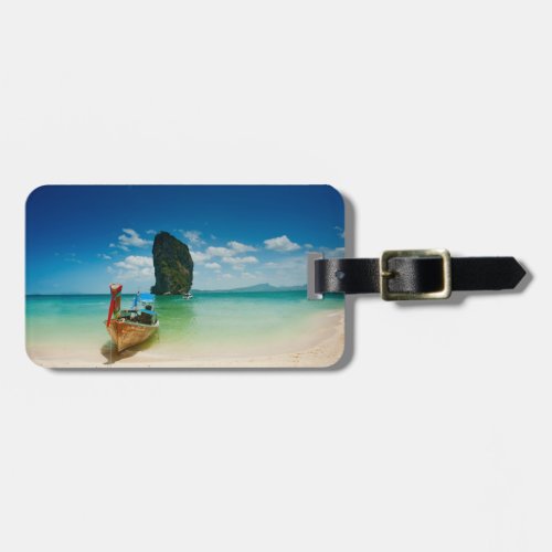 Add Your Own TropicalParadise Photo Travel Luggage Tag