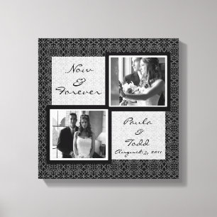 Add Your Own Wedding Photo Wrapped Canvas Print
