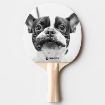 Add Your Pet Photo Ping Pong Paddle by online_store at Zazzle