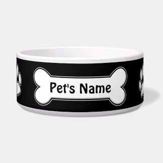 Add Your Pet's Name - Bad to the Bone! Bowl