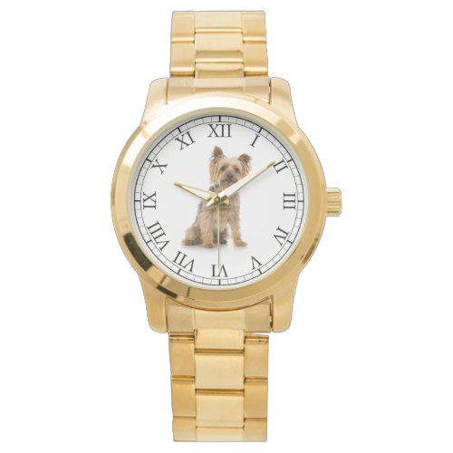Add Your Pet's Photo Cute Dog Portrait Wristwatches