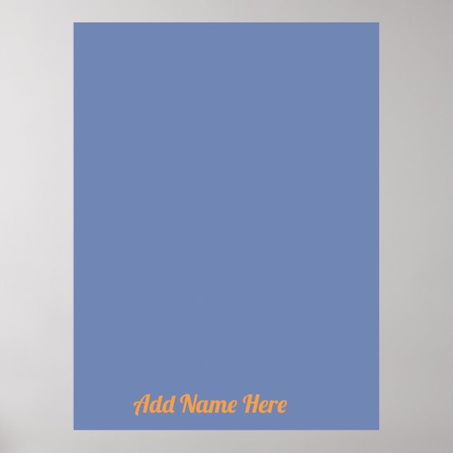 Add Your Phot, and edit text Poster (Front)