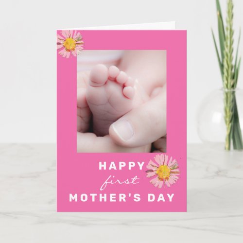 Add Your Photo 1st Mothers Day Card