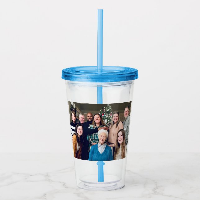 Add your photo acrylic tumbler (Front)