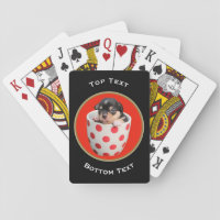 Add Your Photo and Text Custom Playing Cards