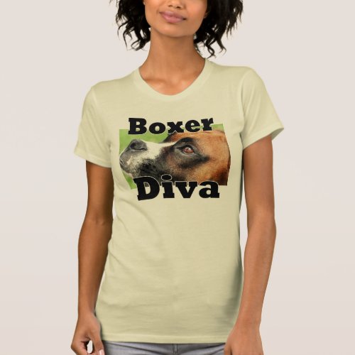ADD YOUR PHOTO Boxer DIVA T_Shirt