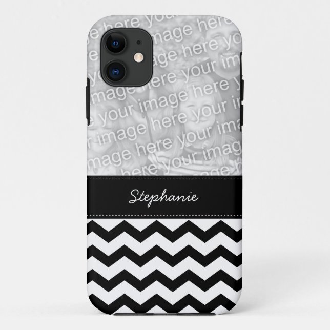 Add Your Photo Chevron Zigzag iPhone 5 Case (Back)