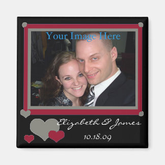 Add Your Photo Couple In Love Magnet