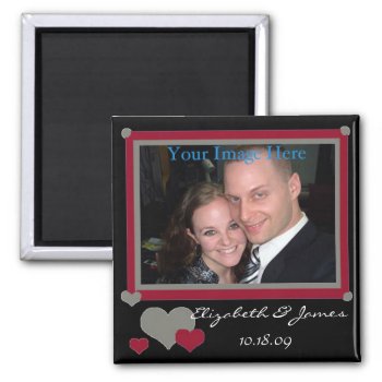 Add Your Photo Couple In Love Magnet by E_MotionStudio at Zazzle