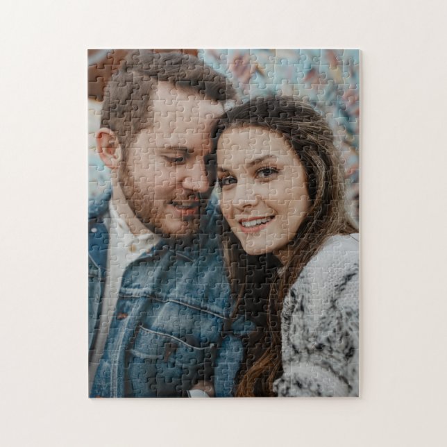 Add Your Photo | Couple Photo Jigsaw Puzzle (Vertical)