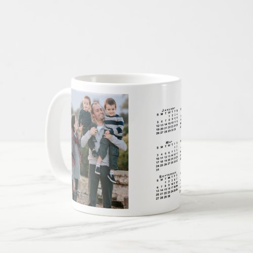 Add Your Photo Custom 2020 Calendar Coffee Mug