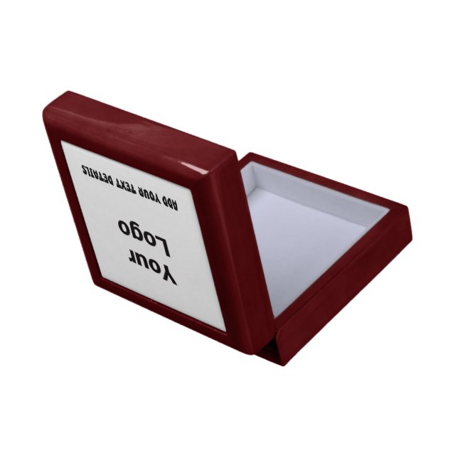  add your photo custom calligraphy christmas card  gift box (Back Open)