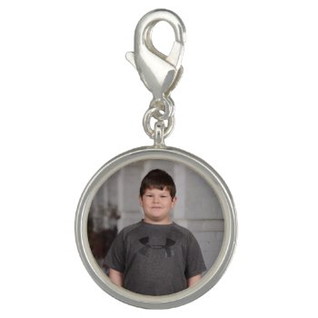 Add Your Photo Custom Picture Charm by Cosmic_Crow_Designs at Zazzle