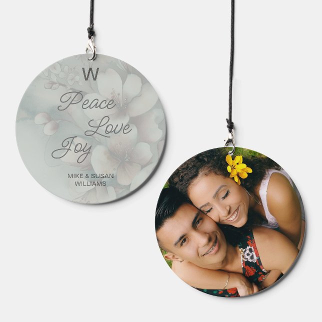 Add Your Photo | Custom Wind Chime (Front & Back)