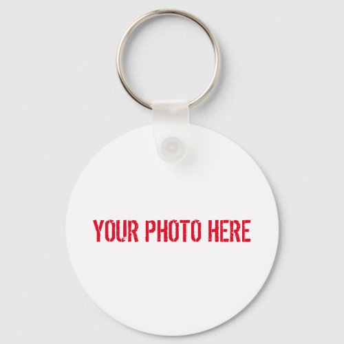 Add your photo  customizable button keychain