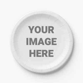 Add Your Photo Design Your Own Party Paper Plates