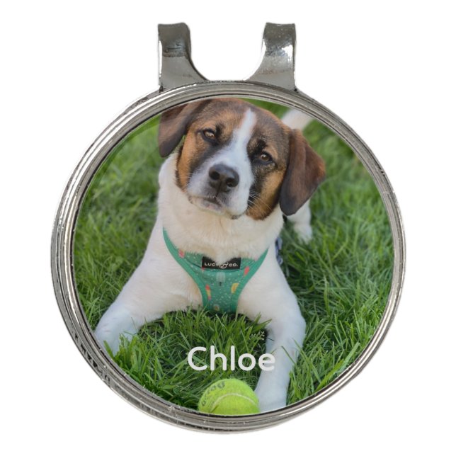 Add Your Photo Dog Photo Kids Photo Family Photo  Golf Hat Clip (Front)