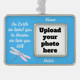 Add your photo Dragonfly Memorial Ornament
