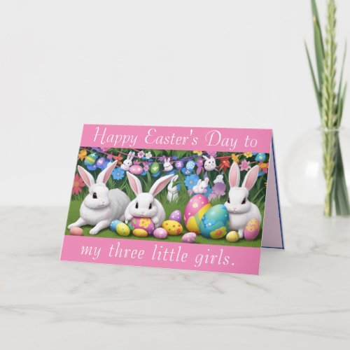 Add Your Photo _ Easter Card for Girls